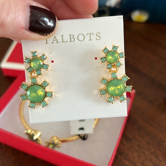 Talbots drop earrings and matching bracelet NWT - Picture 5 of 5